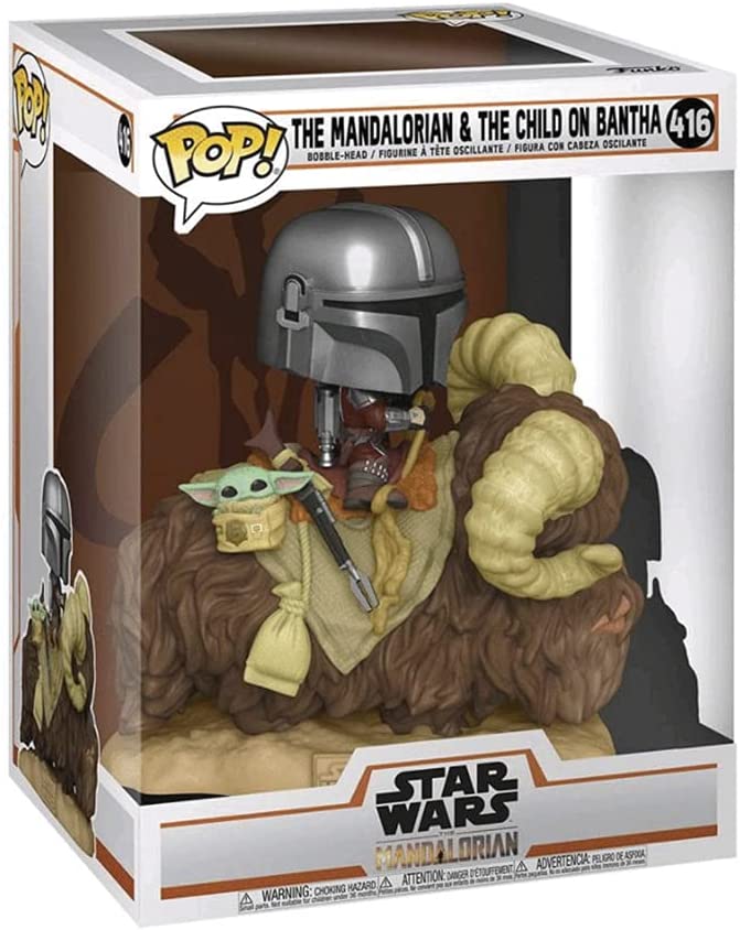 Star Wars The Mandalorian The Mandalorian &amp; The Child op Bantha Funko 52373 Pop! Vinyl #416