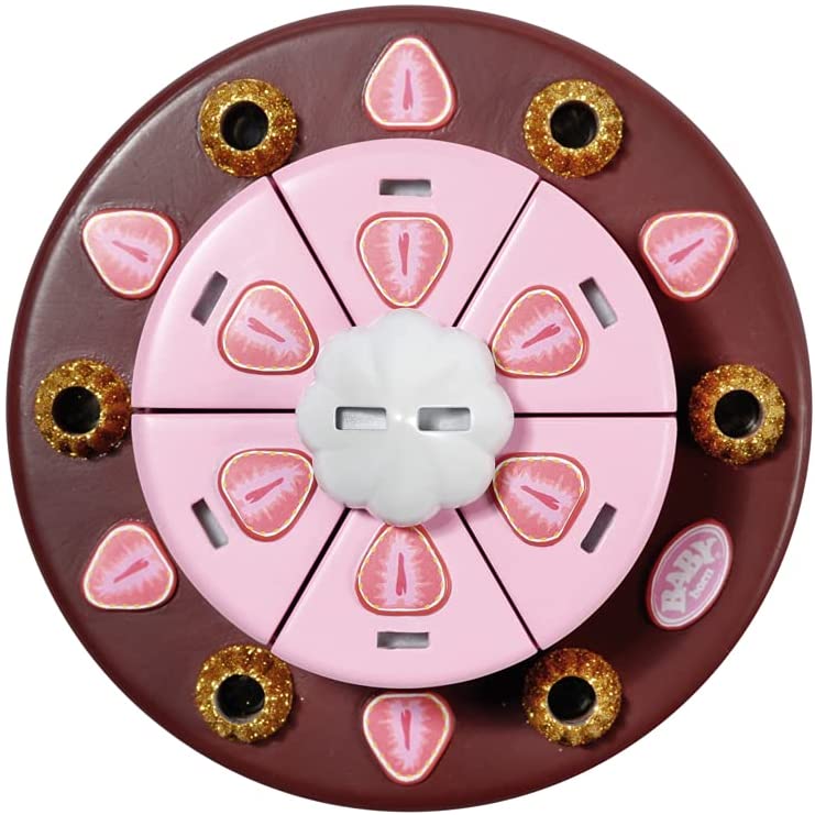 BABY Born Happy Birthday Party Table Playset - Interactive Musical Cake & Doll Accessories (6 Months+)