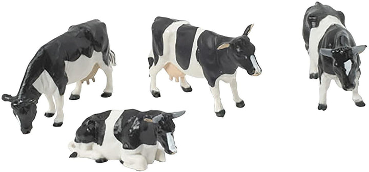Britains 1:32 Friesian Cattle Farm Playset Collectable Farmyard Animal Toys for Children - Yachew