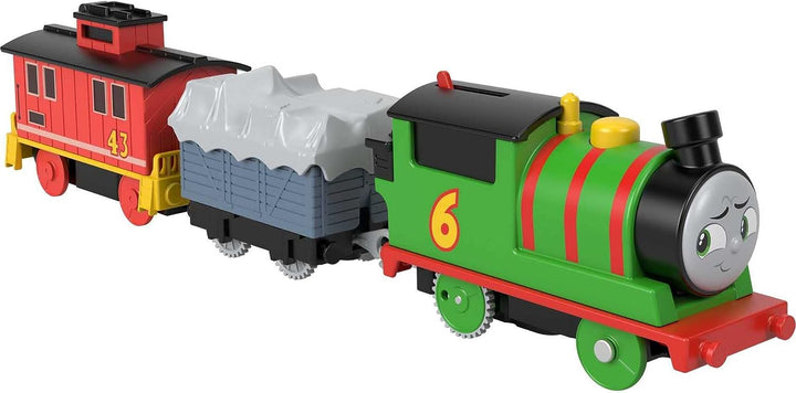 Fisher-Price Thomas & Friends Percy & Brake Car Bruno motorized battery-powered Engine and Brake Car Bruno Rail Vehicle