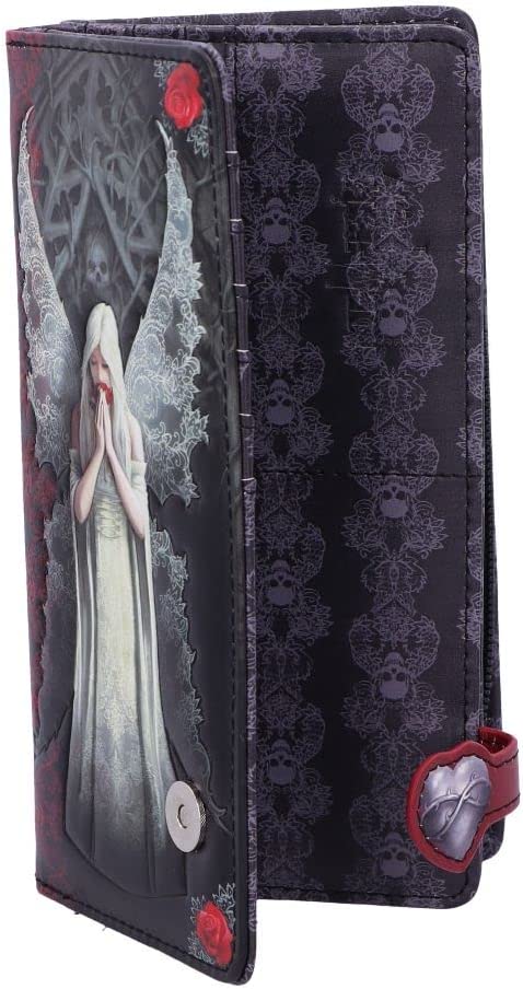 Nemesis Now Love Remains Anne Stokes Embossed Purse 18.5cm Black, PU, One Size