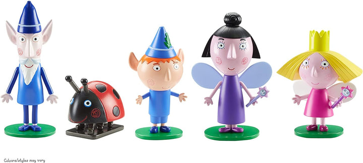 Ben & Holly Collectable 5 Figure Pack, Ben and Holly's little kingdom, wise old elf, nanny plum, imaginative play