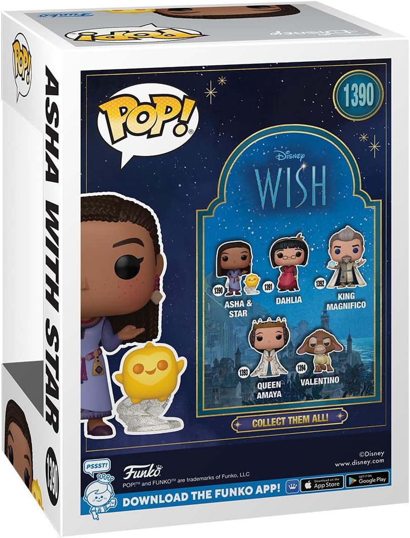 Funko Pop! Disney Wish – Asha &amp; Star Vinylfiguren-Sammelset 3