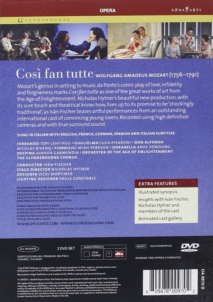 Love Passion And Deceit (Glyndebourne (Opus Arte: OA1074BD) [2012] – [DVD]