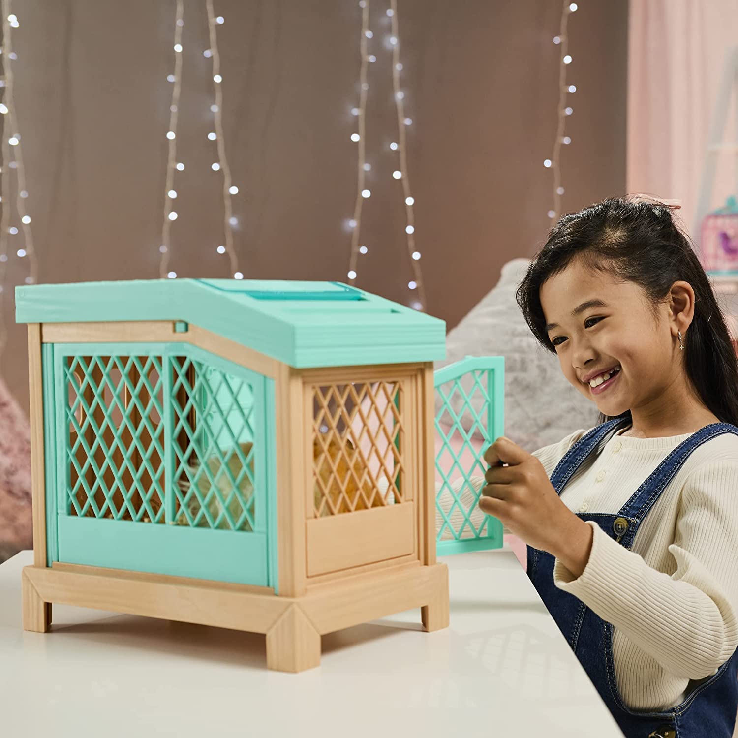 Little Live Pets Mama Surprise Bunny Interaktives Spielset – Elektronisches Plüschtier mit Stall für Kinder von 4–12 15