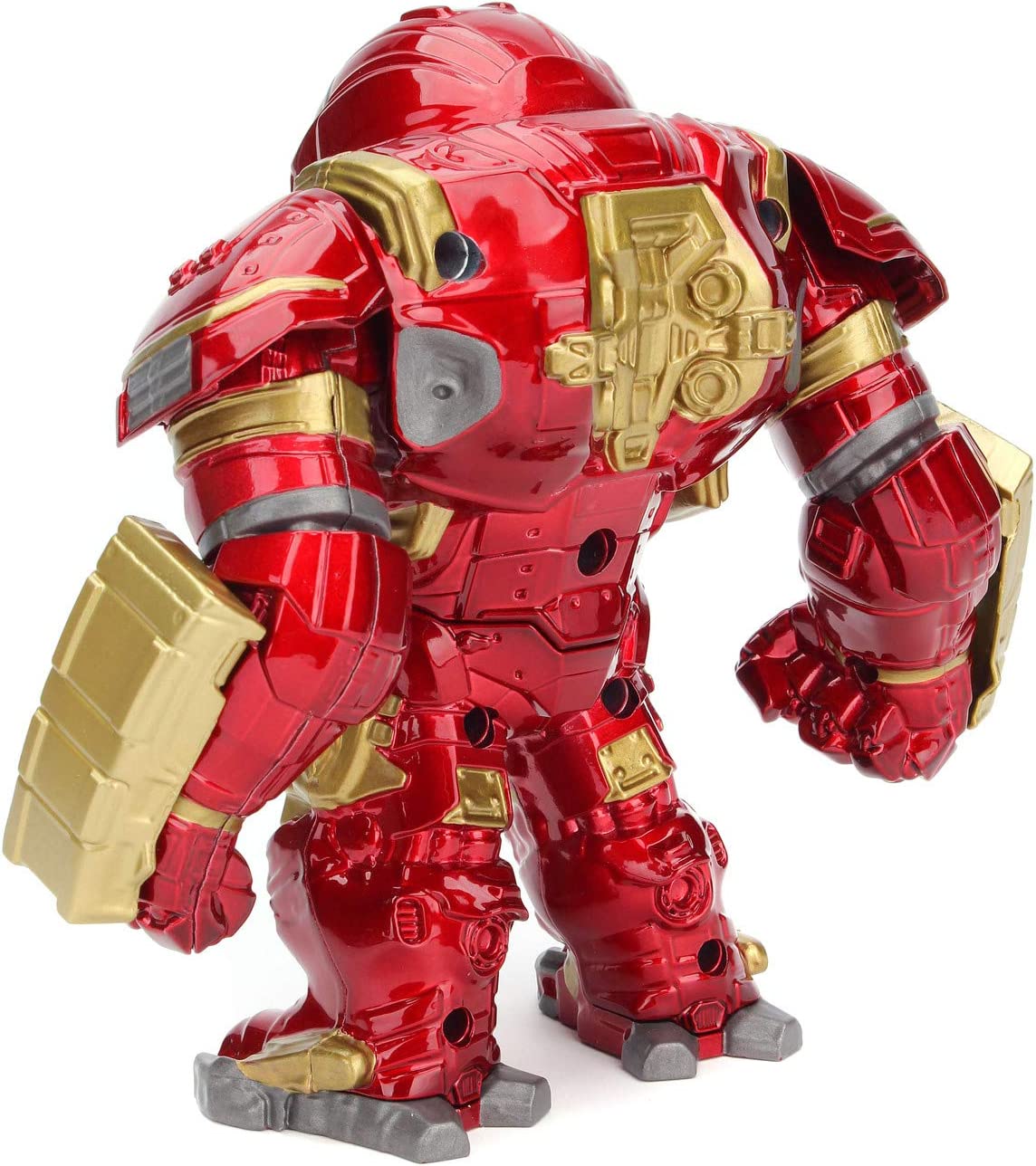 Jada Marvel Hulkbuster Armour with Iron Man Die-Cast Figure - 6 Inch Metallic Action Figure 4