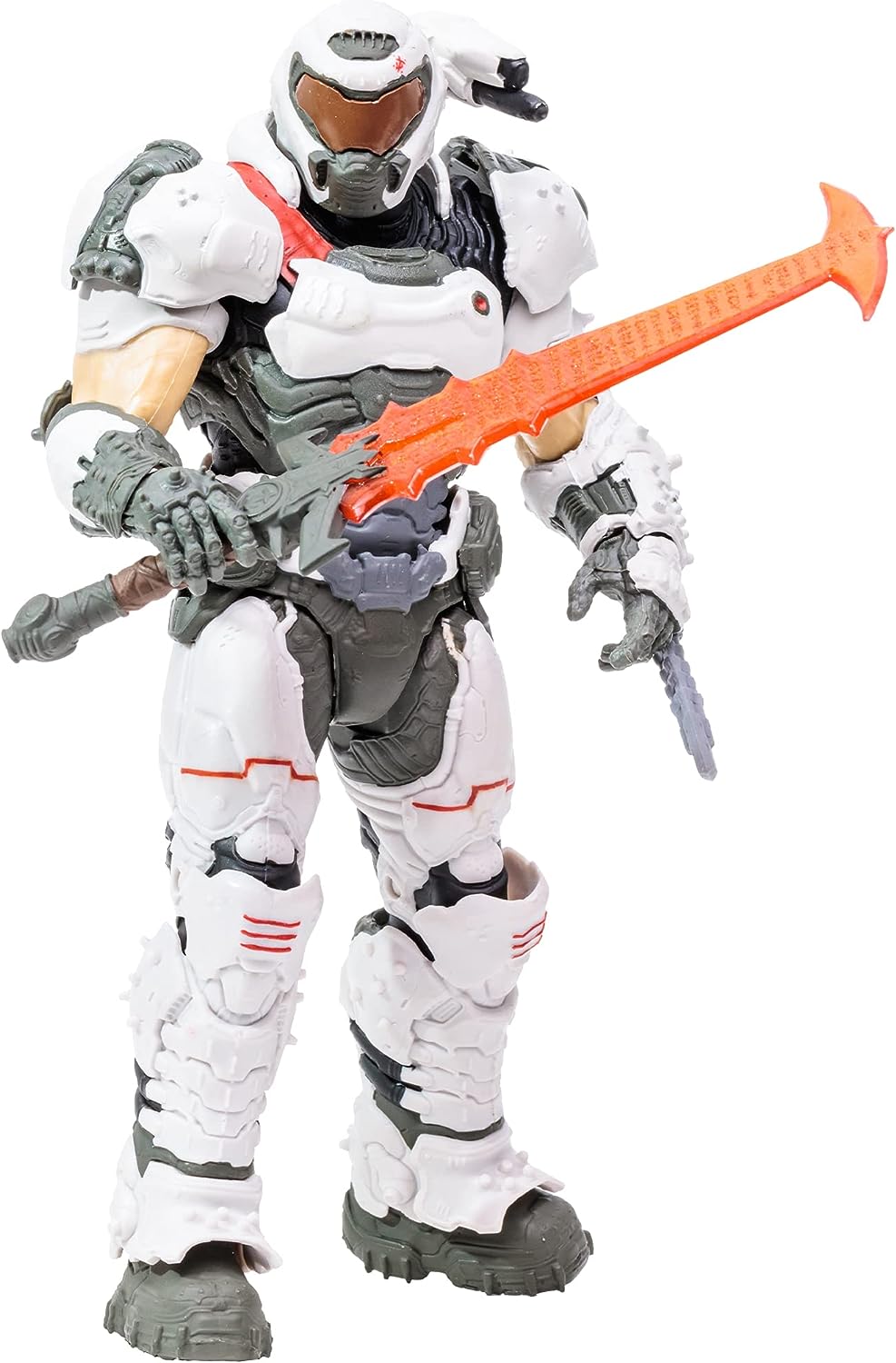 McFarlane Doom Slayer Action Figure - 18 cm Collectible with White Armor (Ages 14+)