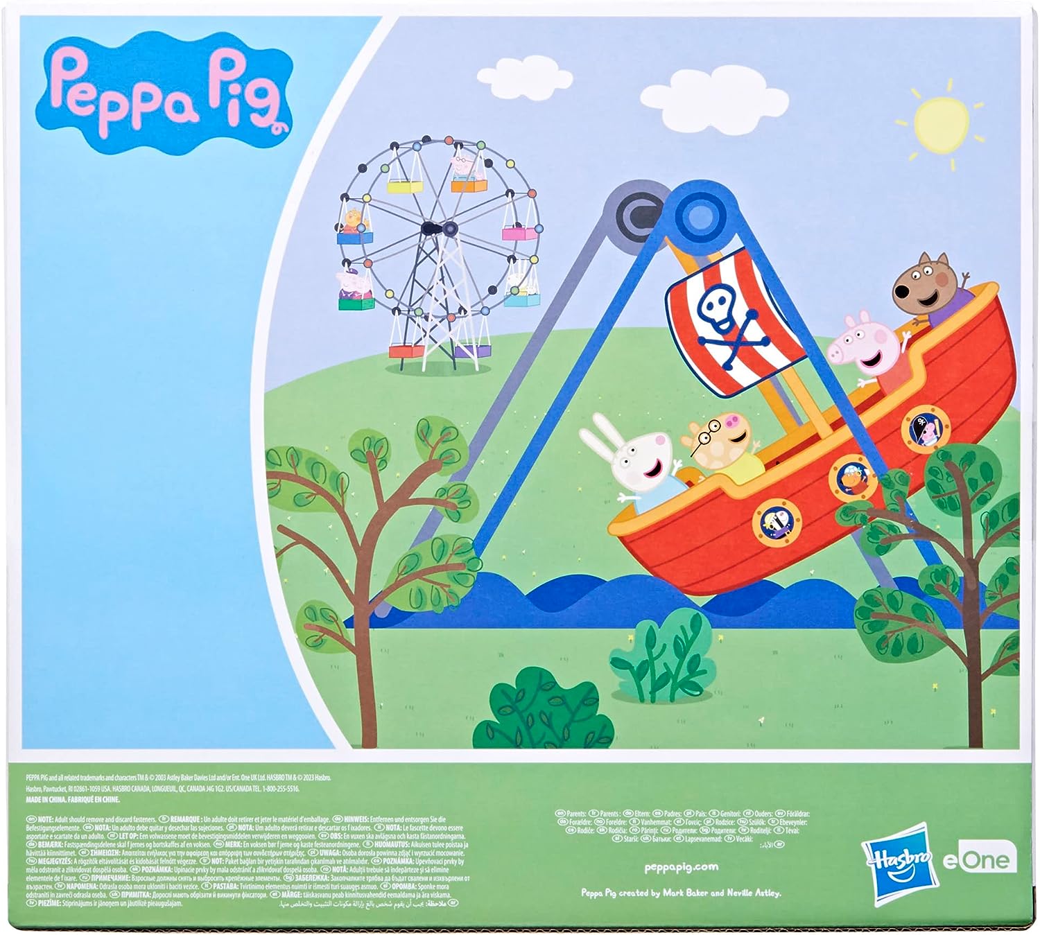 Peppa Pig Piraten-Spielset – Schaukelschiff mit 2 Figuren, ab 3 Jahren 4