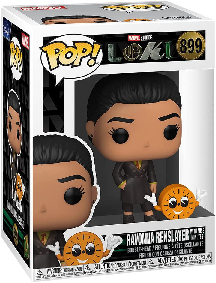 Marvel Loki Ravonna Renslayer con Miss Minutes Funko 55745 Pop! Vinile #899