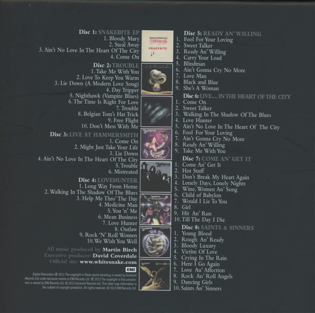 Whitesnake - Little Box 'O' Snakes The Sunburst Years 1978-1982 [Audio CD]