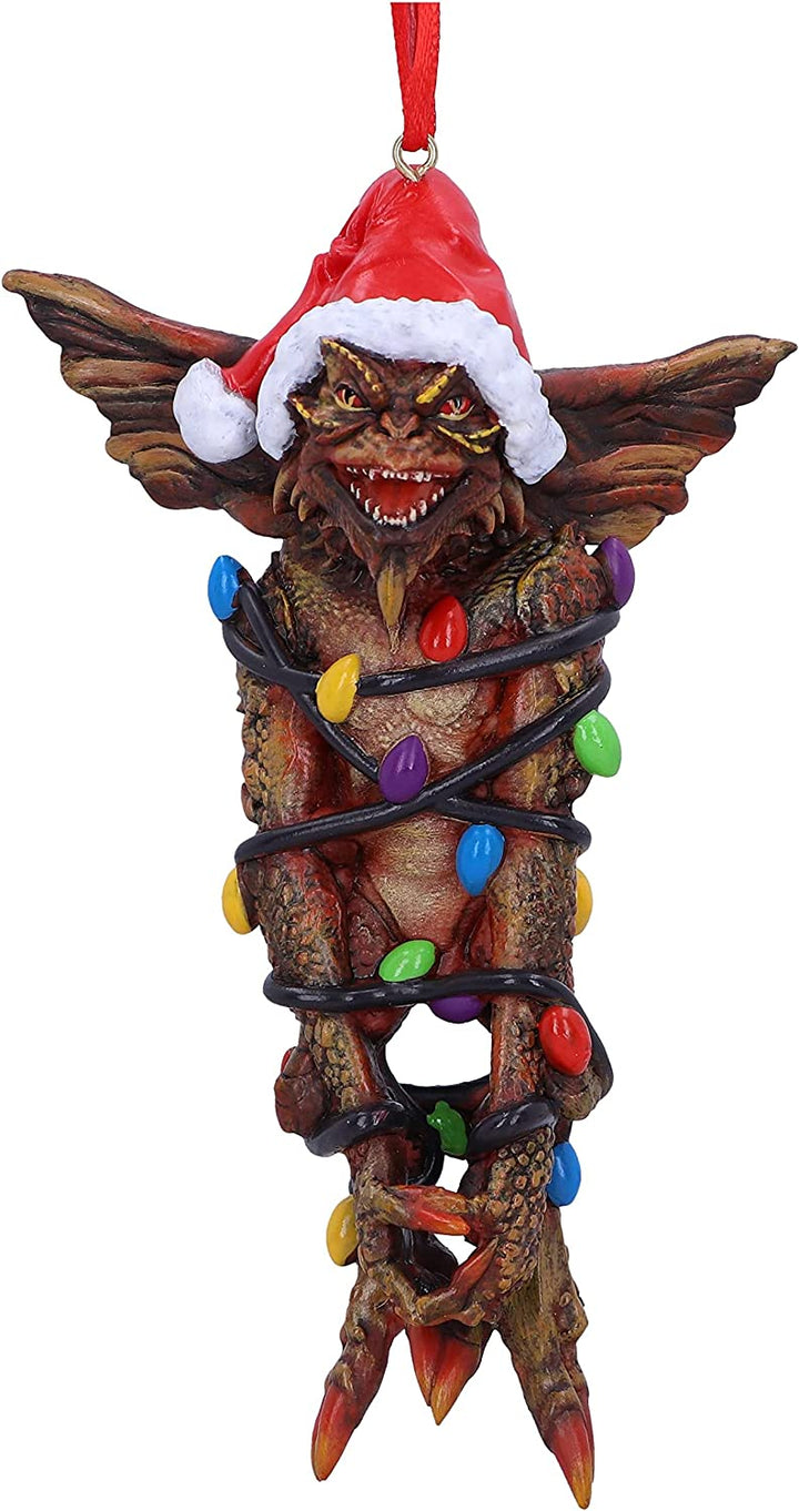Nemesis Now Gremlins Mowhawk in Fairy Lights Hanging Festive Decorative Ornament