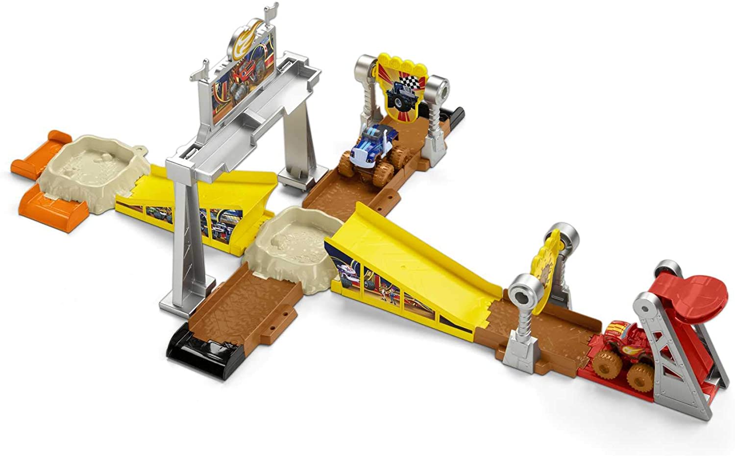 Fisher-Price Nickelodeon Blaze und die Monster Machines Mud Pit Race Track 4