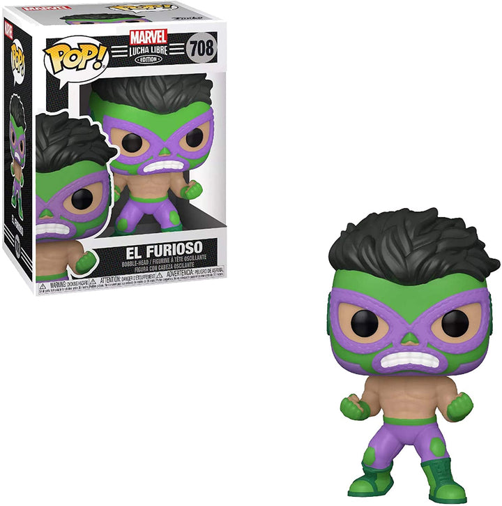 Marvel Lucha Libre Edition El Furioso Funko 53870 Pop! Vinile #708