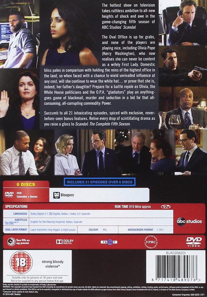 Temporada de escándalo 5 [DVD]