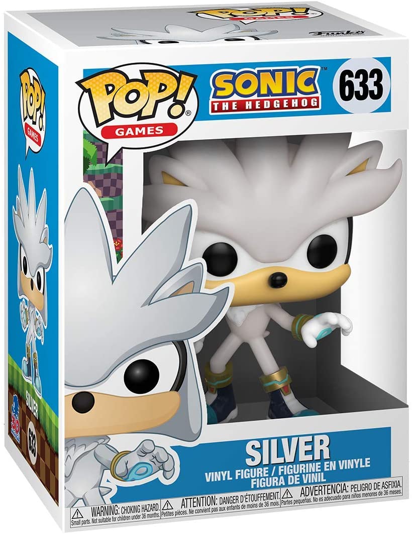 Sonic The Hedgehog Argento Funko 51965 Pop! Vinile #633