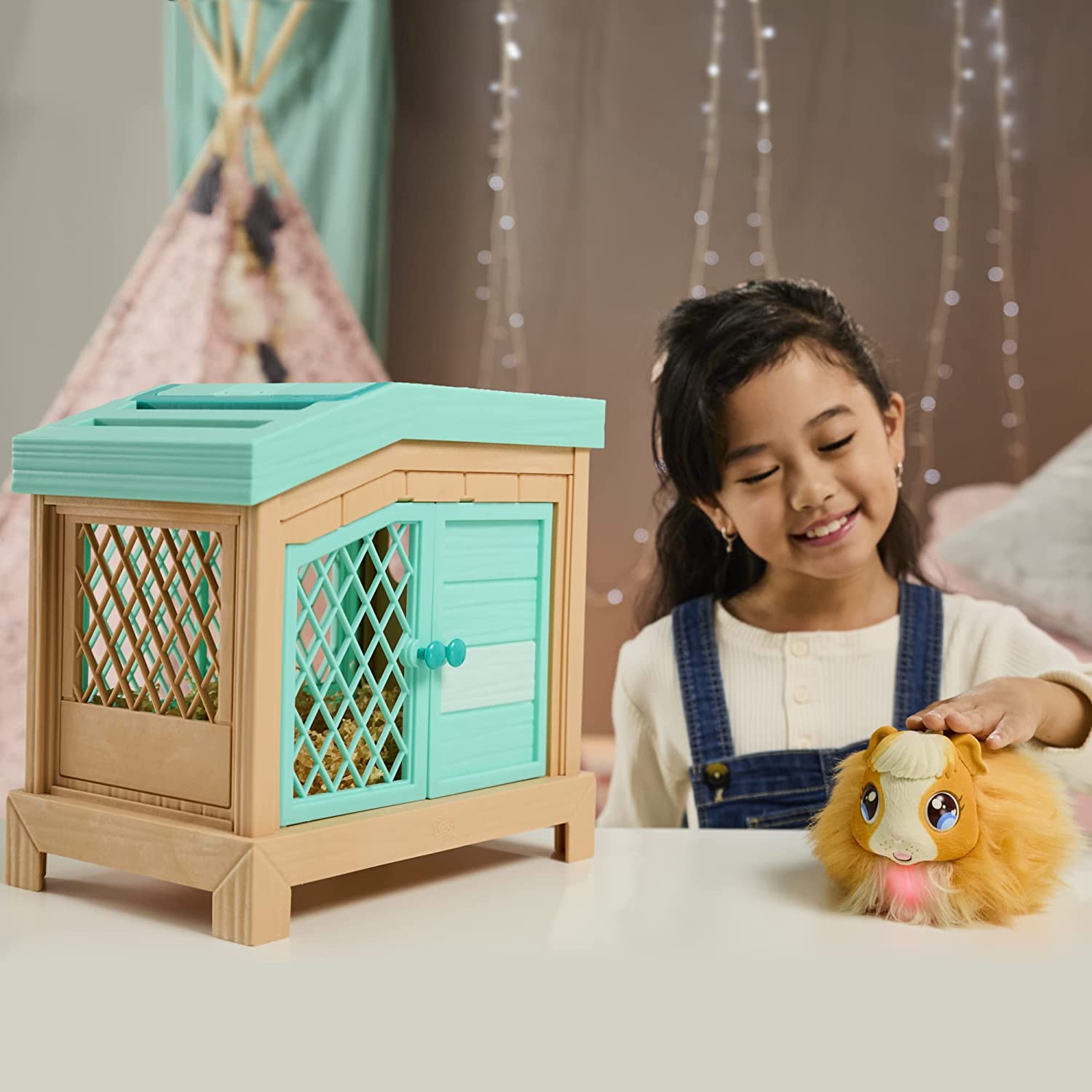 Little Live Pets Mama Surprise Bunny Interaktives Spielset – Elektronisches Plüschtier mit Stall für Kinder von 4–12 14