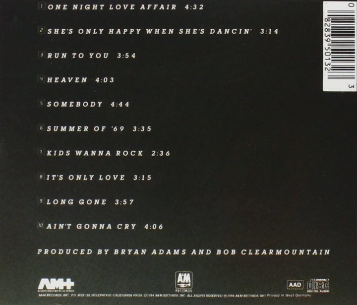 Bryan Adams - Reckless [Audio CD]