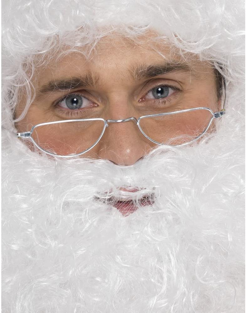 Santa Half Moon Specs, Silver