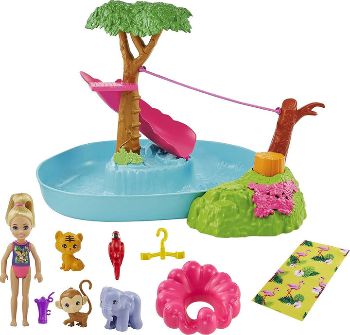 Barbie GTM85 DHA SP-Chelsea Jungle River speelset