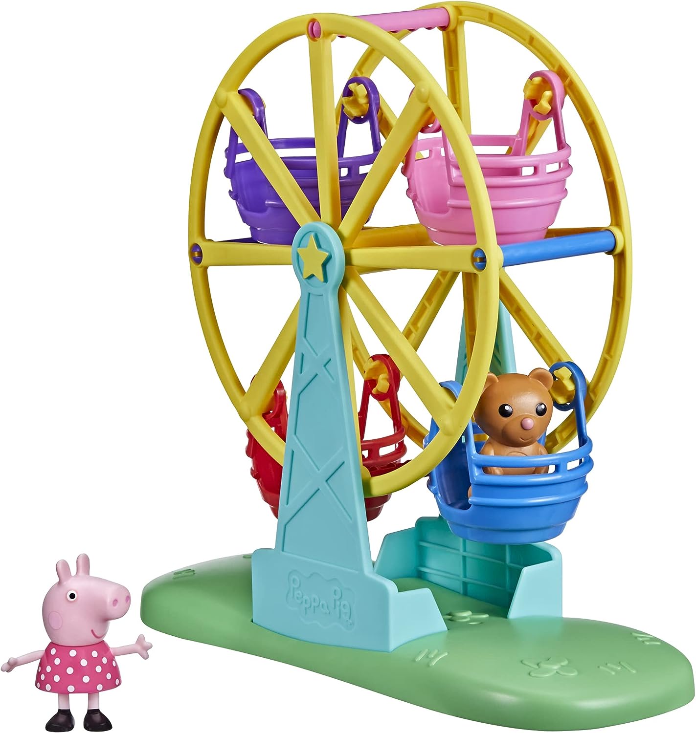Peppa Pig Peppa's Ferris Wheel Playset - Spinning Ride with Figure & Teddy for Ages 3+