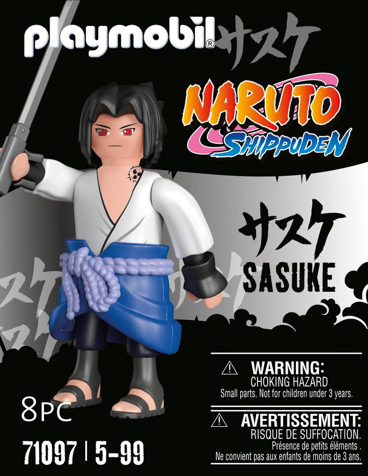 Playmobil 71097 Naruto: Sasuke Figure Set, Naruto Shippuden anime collectors Figure