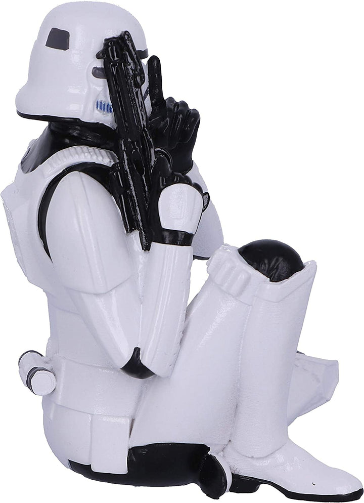 Nemesis Now B4894P9 Original Stormtrooper Three Wise Sci-Fi Speak No Evil, Multicolour, 10cm