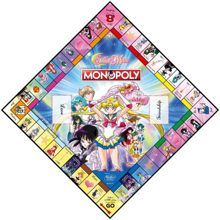 Winnende zetten Sailor Moon Monopoly bordspel