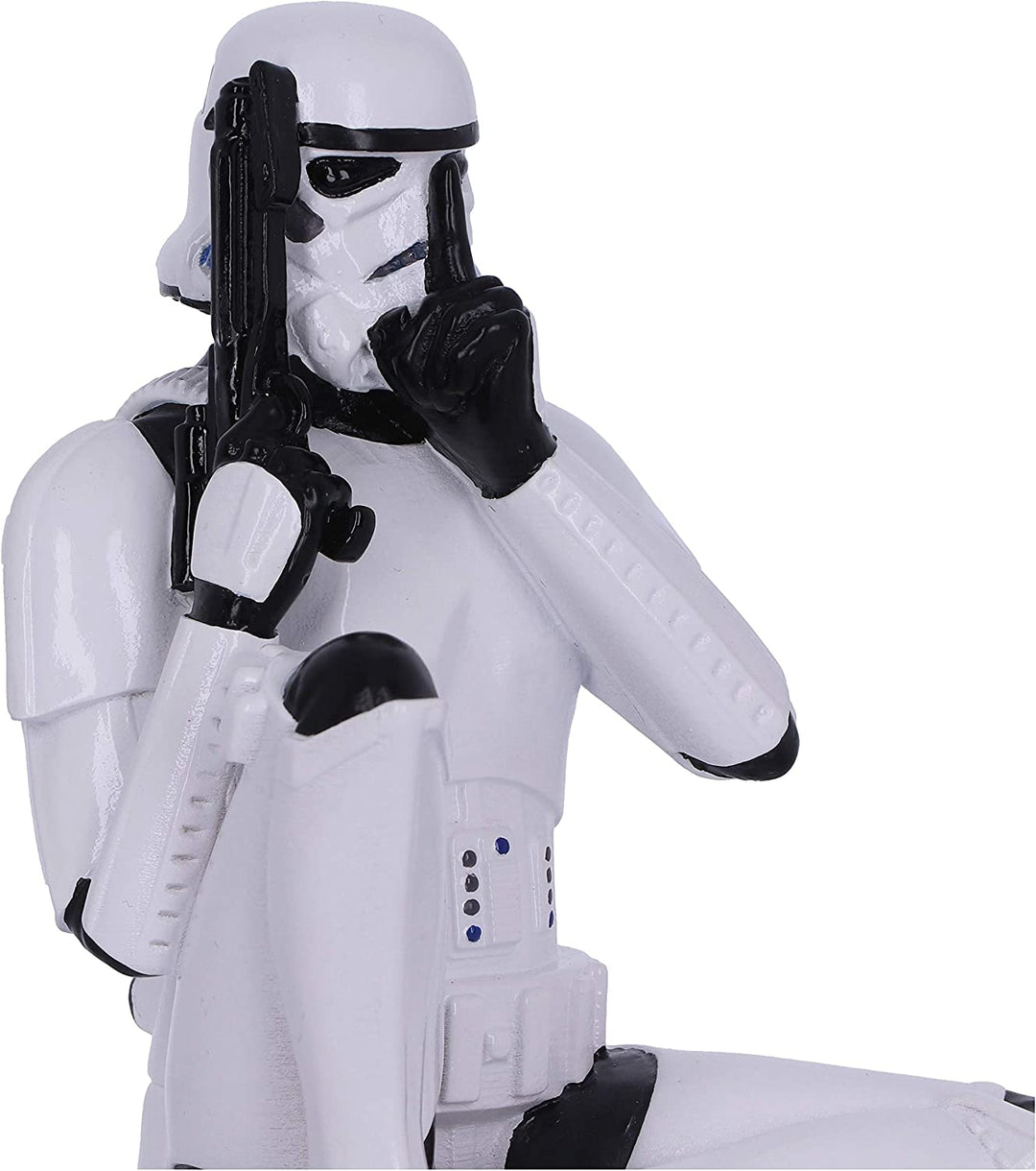 Nemesis Now B4894P9 Original Stormtrooper Three Wise Sci-Fi Speak No Evil, Multicolour, 10cm