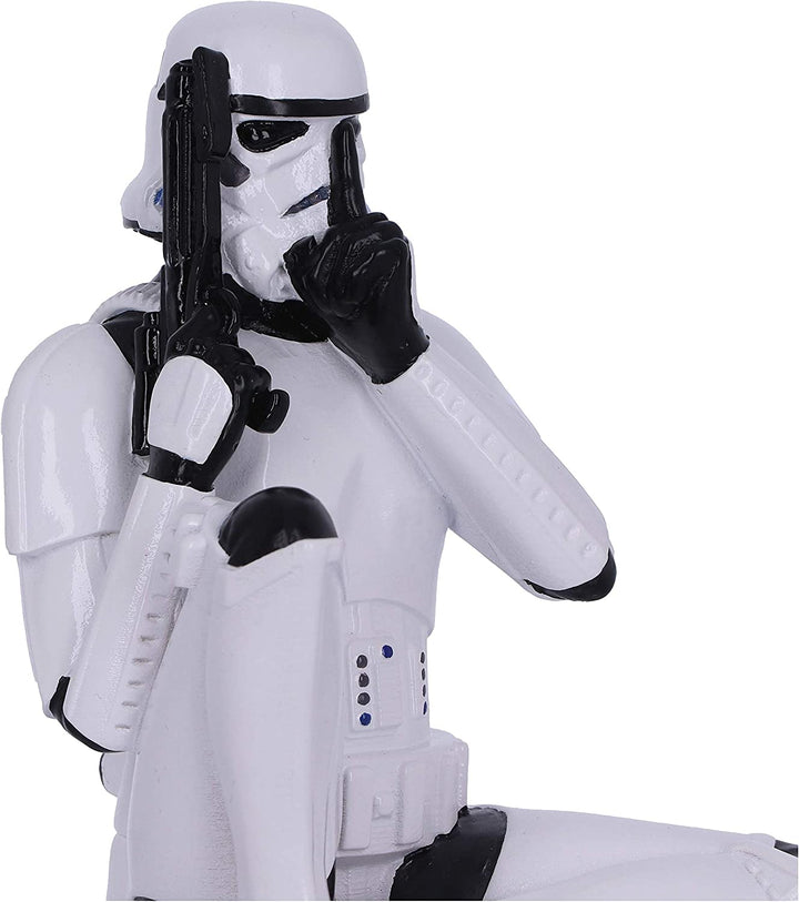 Nemesis Now B4894P9 Original Stormtrooper Three Wise Sci-Fi Speak No Evil, Multicolour, 10cm