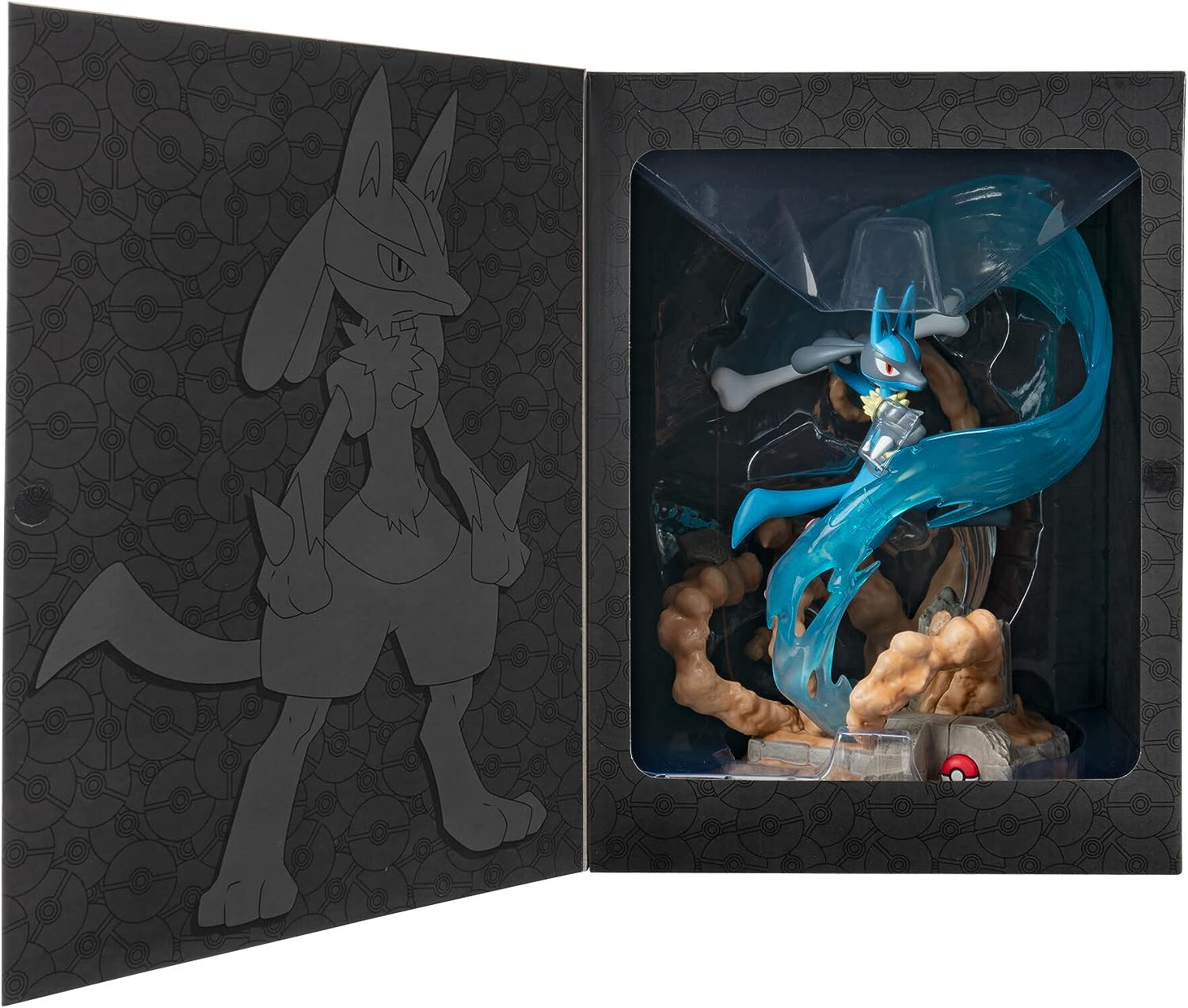 Pokémon Jazwares - Lucario 13-inch Deluxe Statue with Aura Lights 5