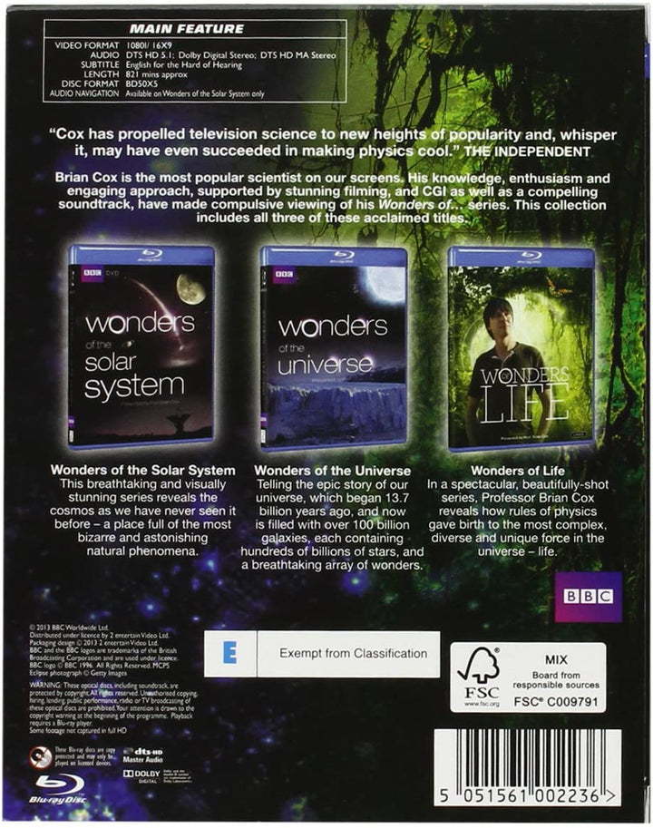 A Collection of Wonders (Wonders of the Solar System / Wonders of the Universe / Wonders of Life) - [Blu-Ray]