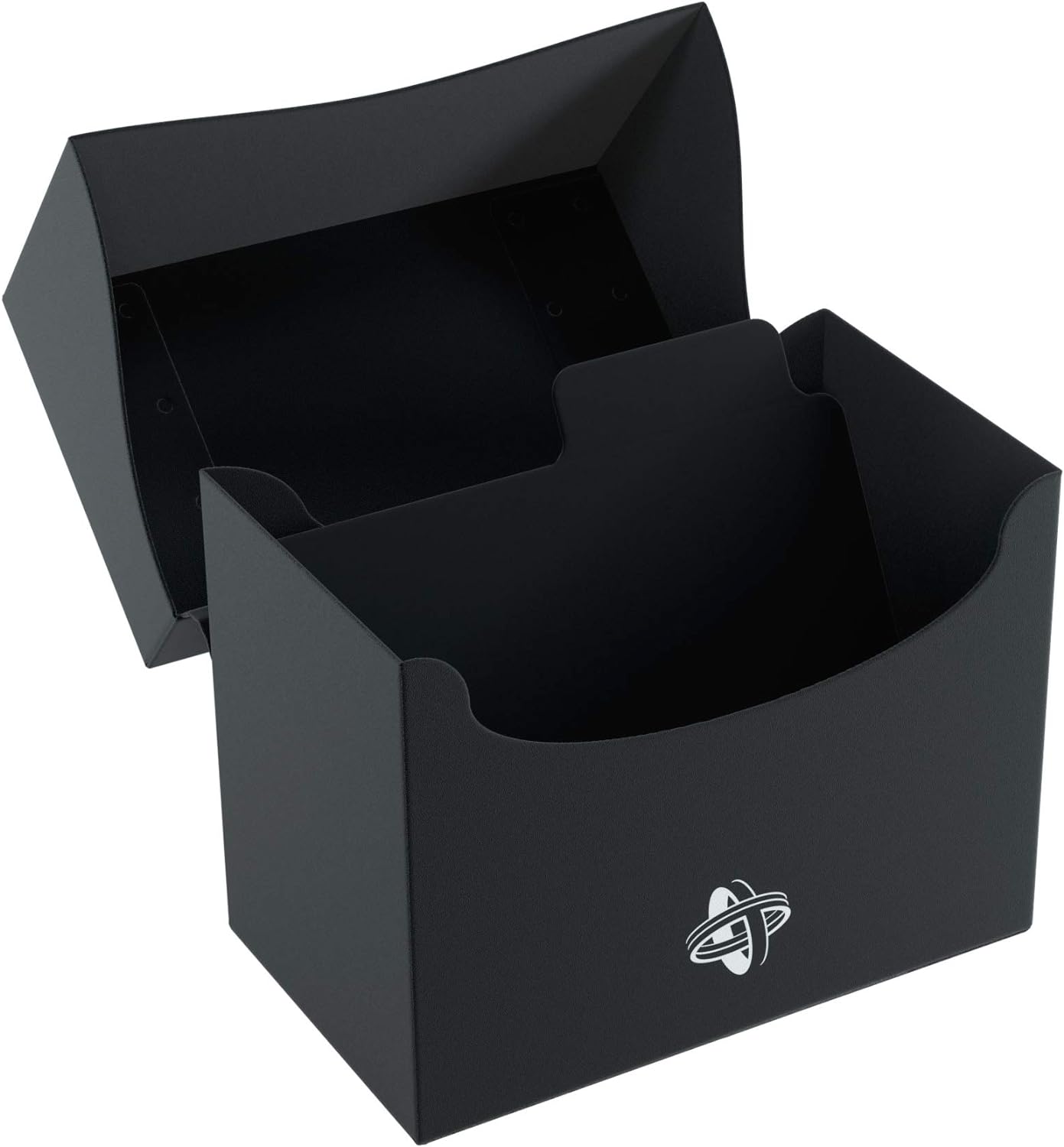 Gamegenic 80-Karten-Seitenhalter – Schwarz, für 80 doppelseitig gesleevte Karten, seitlich zu ladende Deckbox mit Cobra Neck-Technologie 10