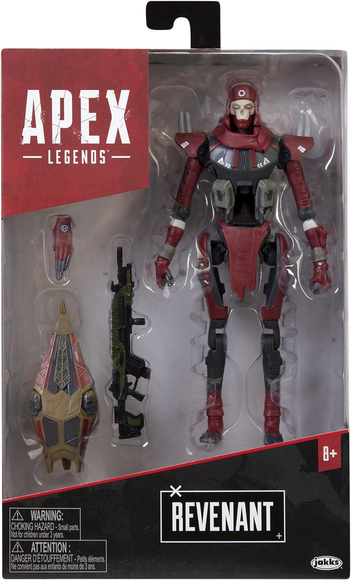 Apex Legends Revenant 6" Action Figure - Highly Articulated Collectible with Accessories, Ages 8+
