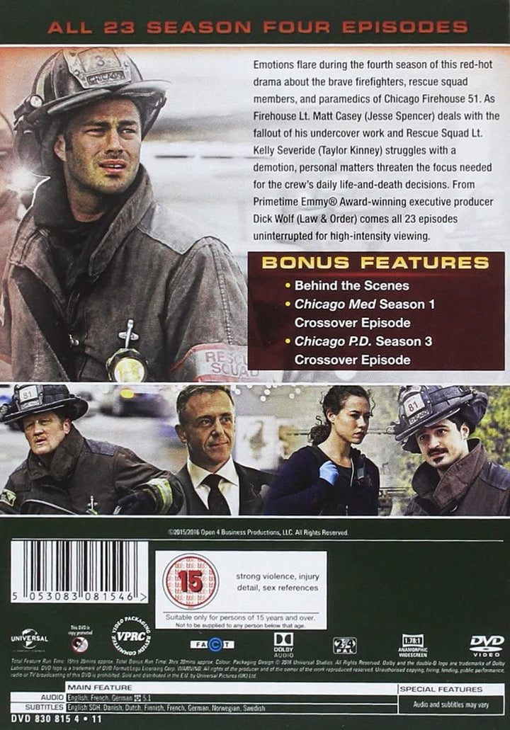 Chicago Fire - Stagione 4 [DVD] [2016]