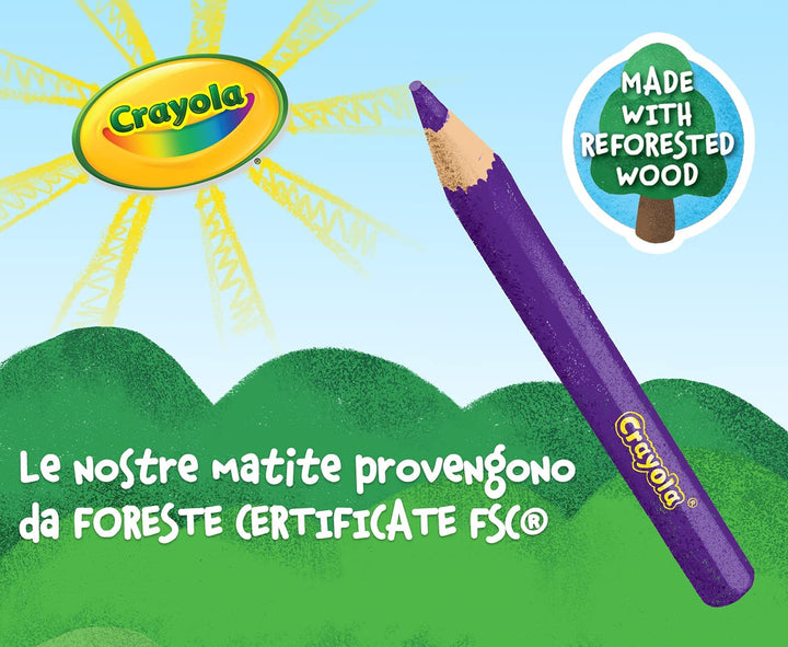 Crayola - 24 Crayola Coloured Pencils