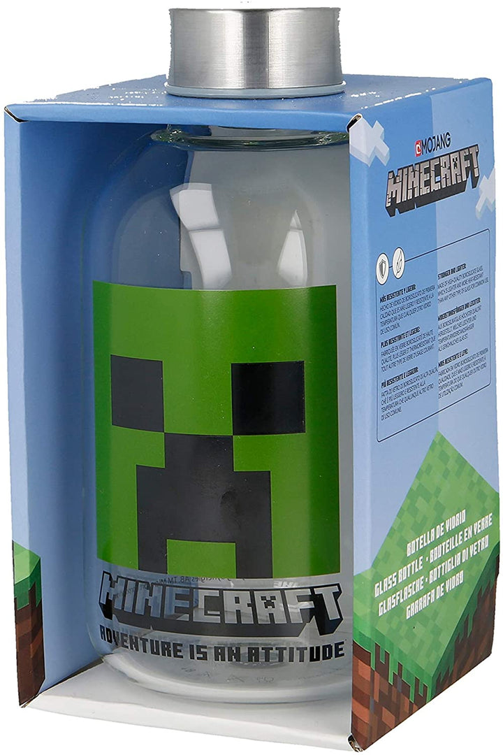 Star Minecraft Small Glass Bottle 620 ml