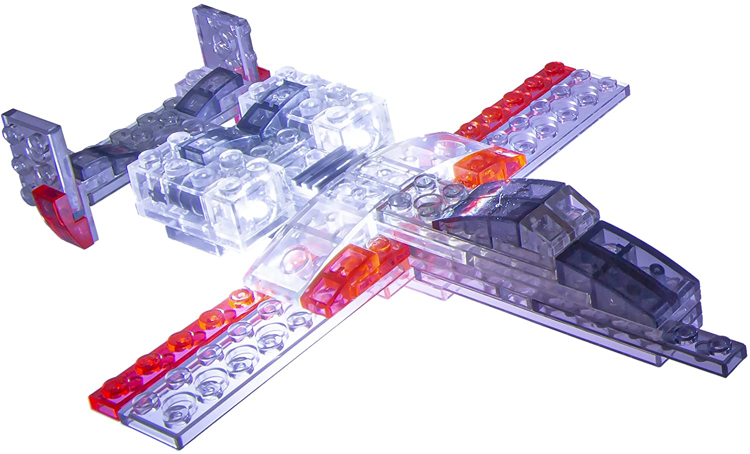 Laser Pegs 5-in-1 VTOL Sparhawk - Light-Up Building Set for Ages 3+ 3