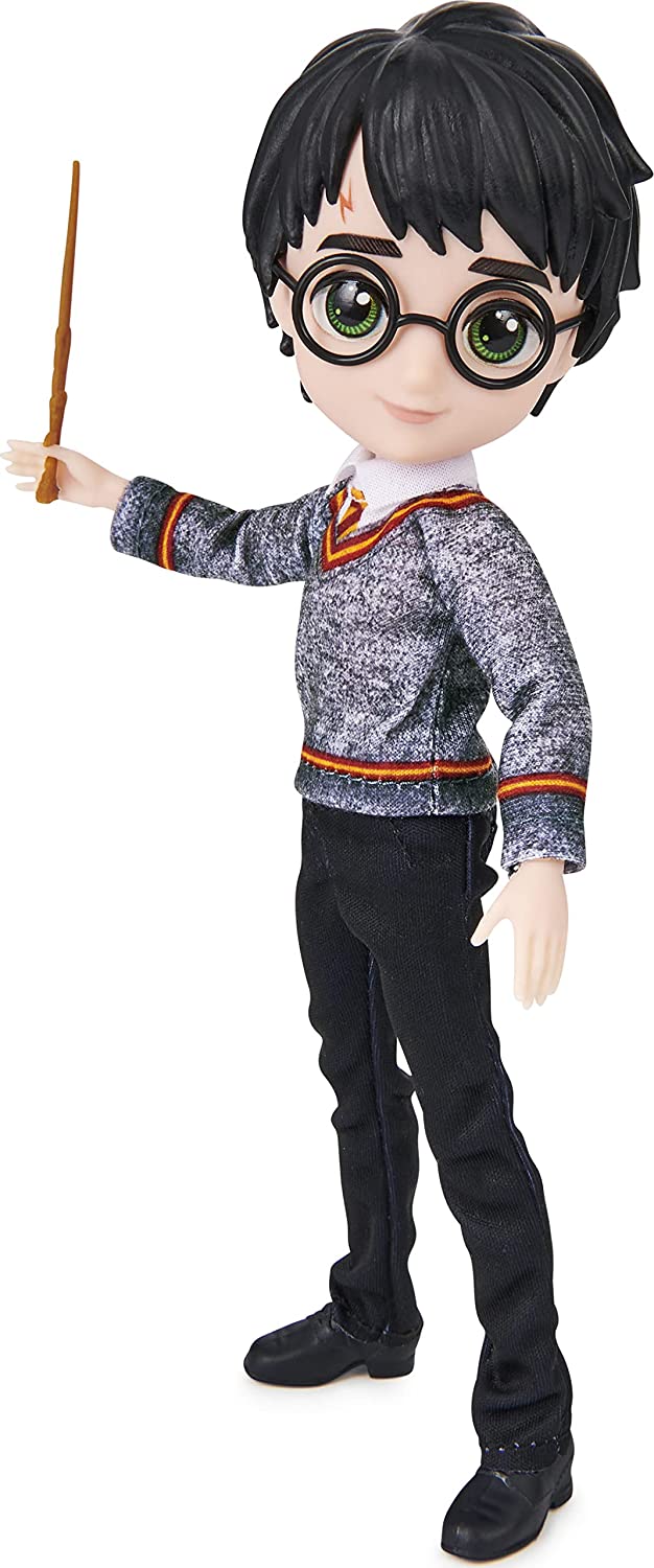 8-inch Harry Potter Doll - Poseable Action Figure with Wand & Glasses 6