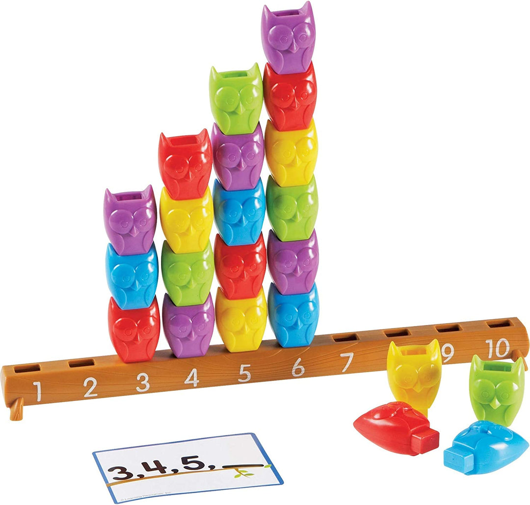 Leermiddelen 1-10 Activiteitenset uilen tellen