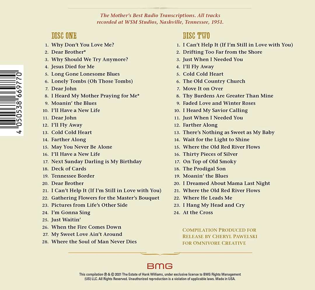 Hank Williams - Pictures From Life's Other Side, Vol. 3 [Audio CD]