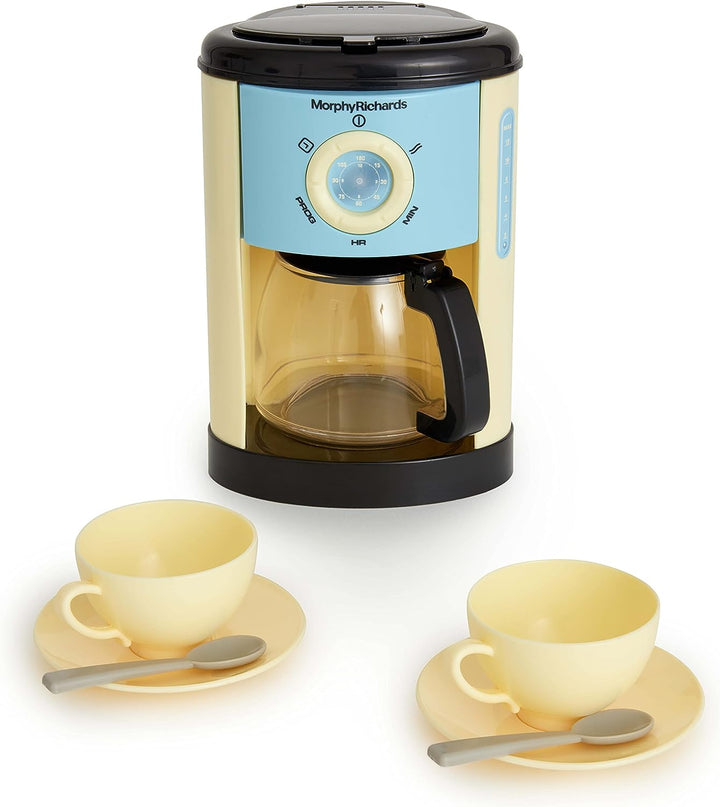 Casdon Morphy Richards Fillable Toy Coffee Maker - Interactive Pretend Play for Kids Aged 3+ (65050)