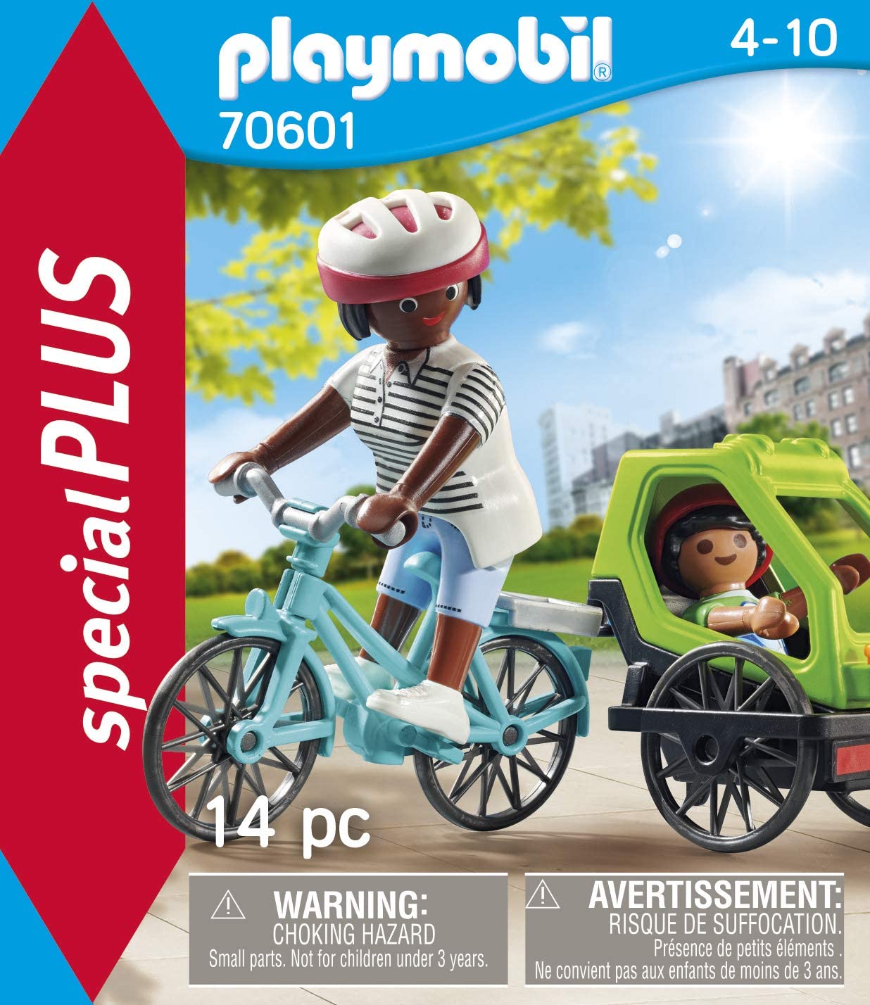 Playmobil 70601 Special Plus Bicycle Excursion Playset - Mother and Child Bike Adventure for Ages 4+
