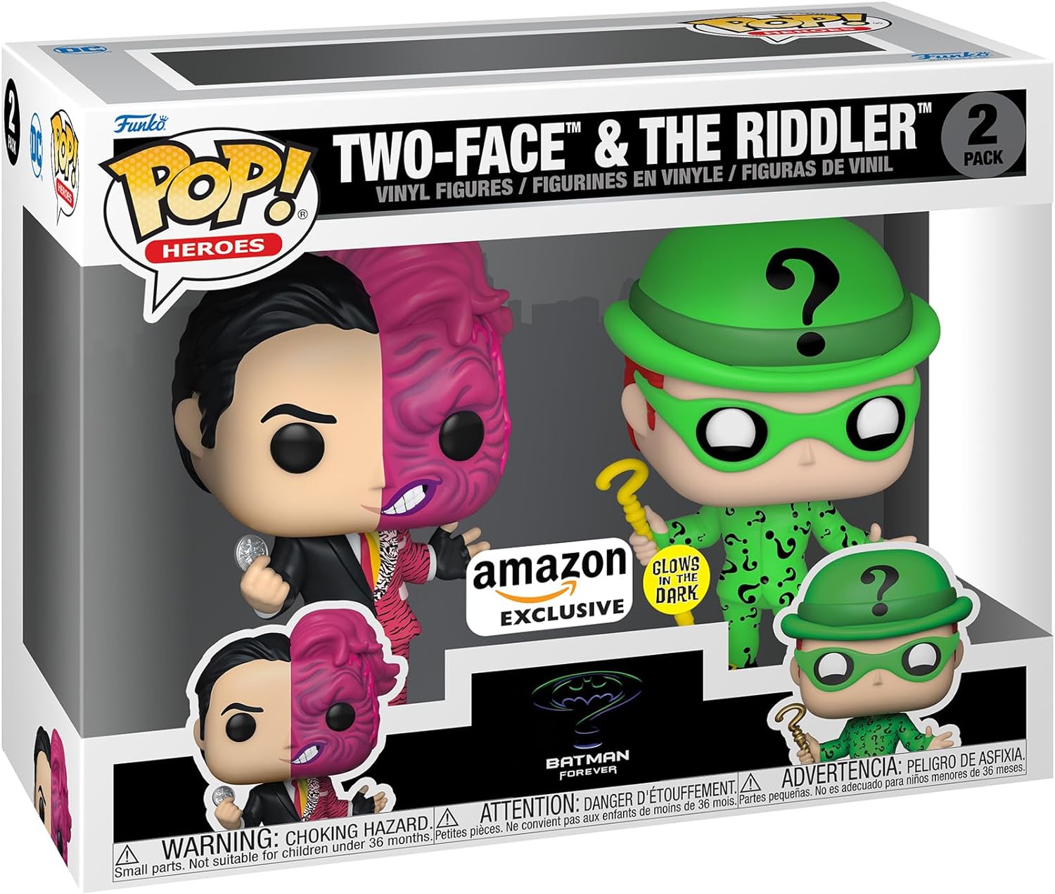 Funko Pop! Vinyl - Batman Forever Two-Face & The Riddler Exclusive (62479)