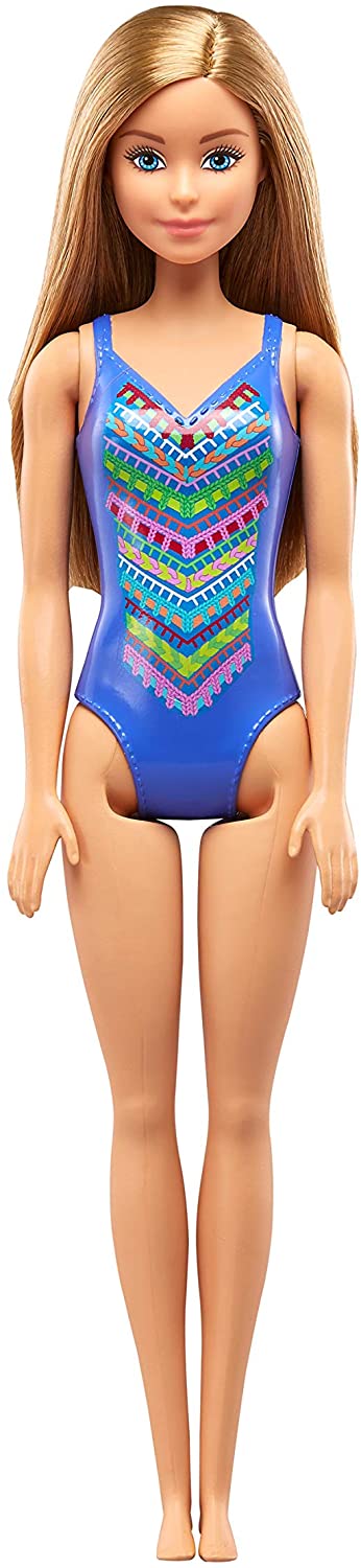 Barbie FJD97 Bambola da spiaggia, multicolore