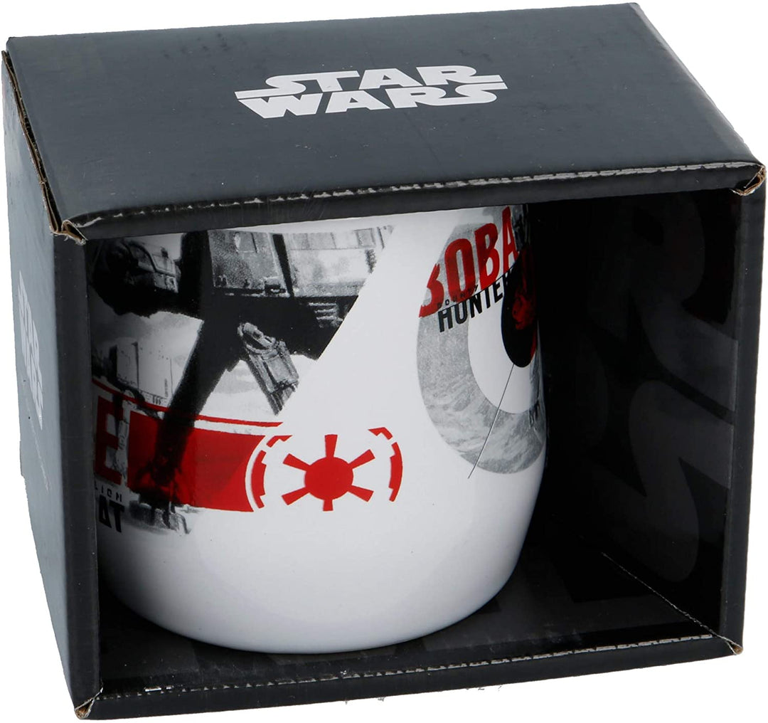 Stor Ceramic Mug Nova 360 ml Star Wars in Gift Box, Black, Medium