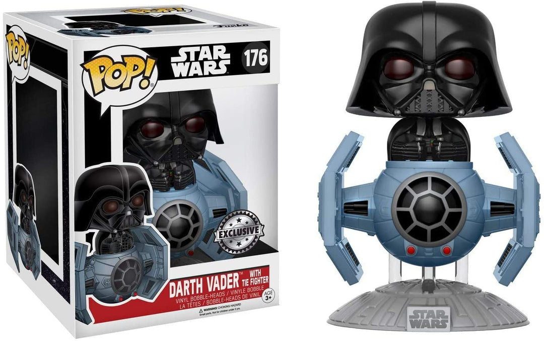 Star Wars Darth Vader met Tie Fighter Exclusieve Funko 13920 Pop! Vinyl #176