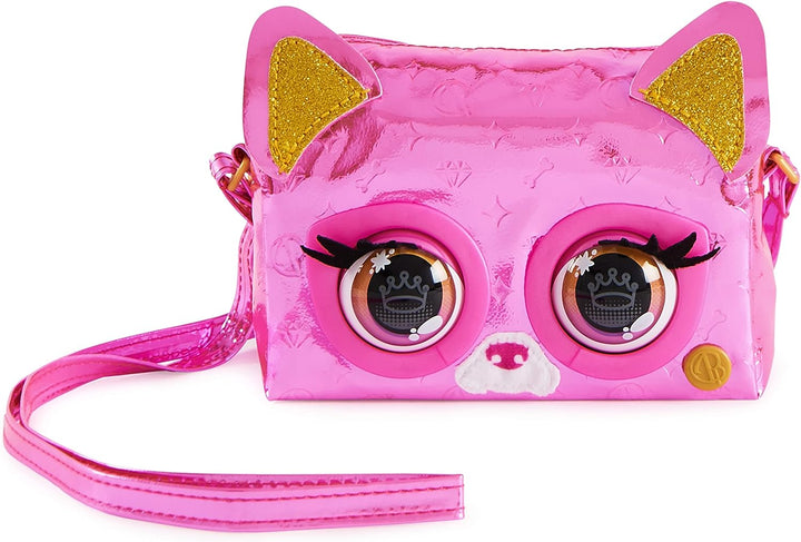 Purse Pets, Metallic Mood Flashy Frenchie Interactive Toy and Shoulder Bag