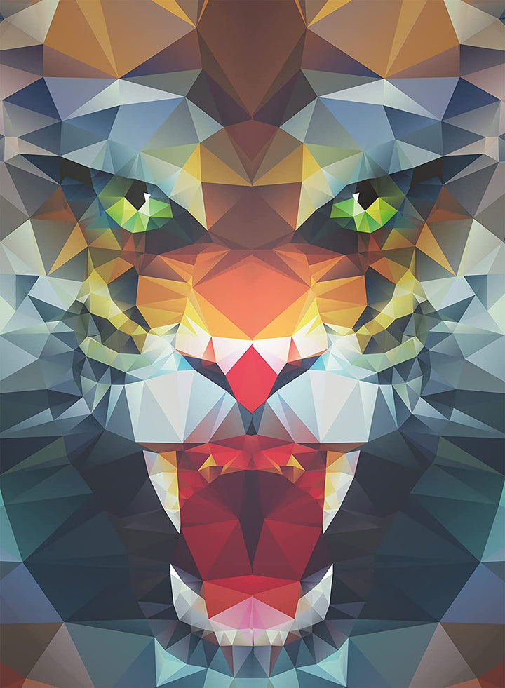 Ravensburger 16984 Polygon Lion 500 Piece
