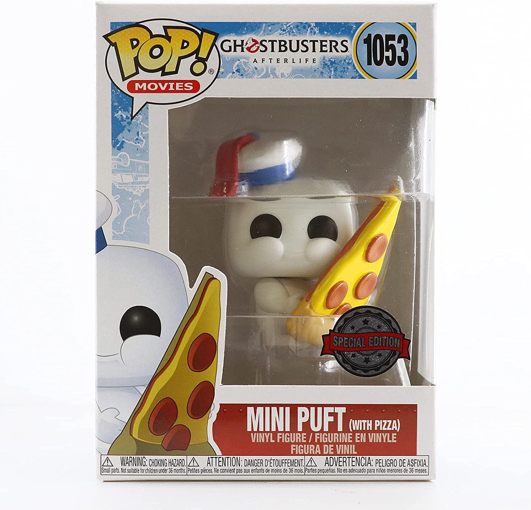 Funko Pop! Movies Ghostbusters: Afterlife - Mini Puft with Pizza Slice Vinyl Figure (889698545402)