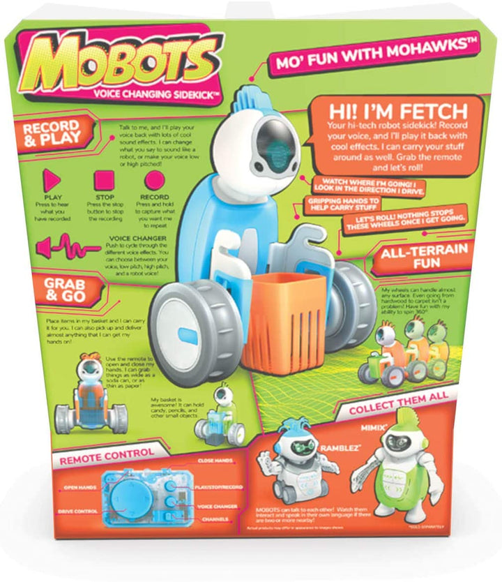 HEXBUG MoBots Fetch - RC Record and Talking Robot Kit with Motor Lights and Sound - Smart Interactive Educational Toys - Ages 3+ - Batteries Included 431-6846
